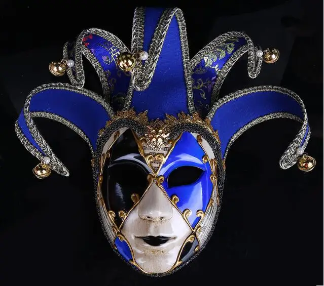 

Newly high-end Venetian masquerade mask mask Europe and the United States Halloween clown mask show supplies