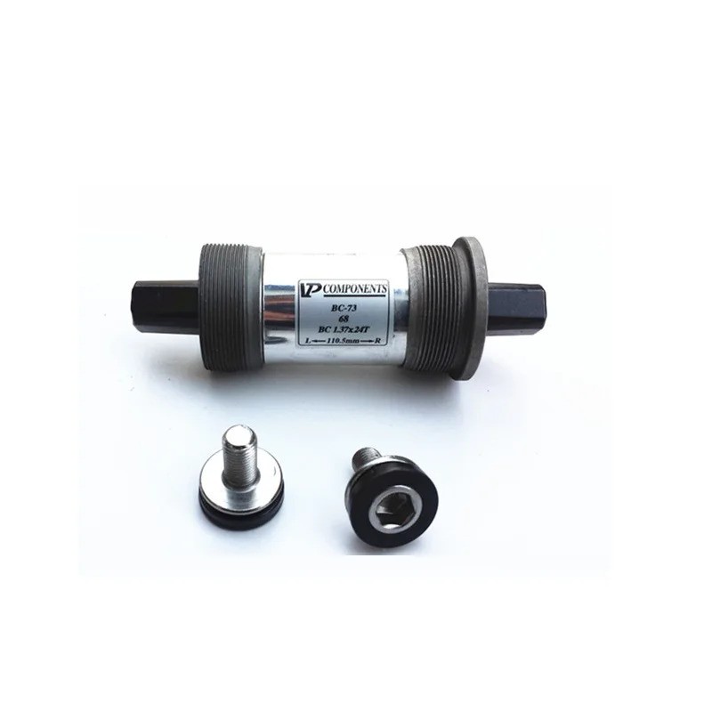 Mountain Bike 68mm Bottom Bracket Taiwan VP BC-73 Bicycle BB68 Square Hole Bearing Center Axle BC1.37 * 24T 103 107 110.5 122.5