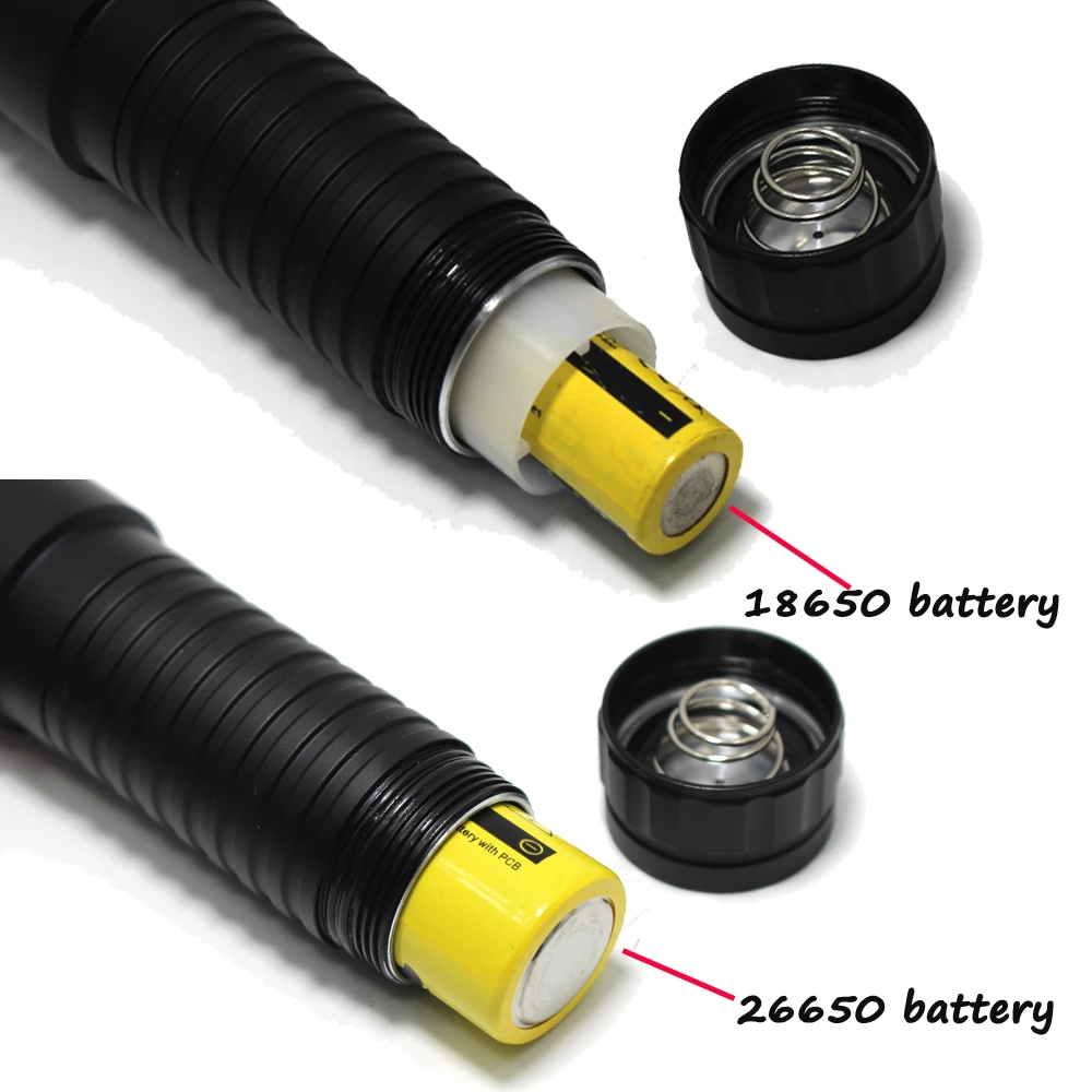 Diving Flashlight 5000LM L2 LED Underwater Torch Waterproof Lamp White Light Diving Scuba Torch + 26650 Battery + Charger