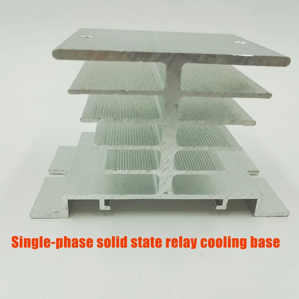 Single-phase aluminum solid state relay Heat sink radiator  cooling base solid special heat dissipation SSR 40DA 80DA