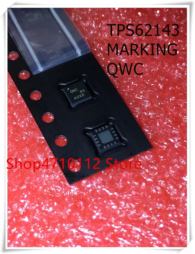 

NEW 10PCS/LOT TPS62143RGTR TPS62143 MARKING QWC QFN-16 IC