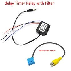 Car rear front camera power delay Timer Relay Filter Rectifier PQ MIB Conversion for VW BMW BENZ Audi Skoda Germany series