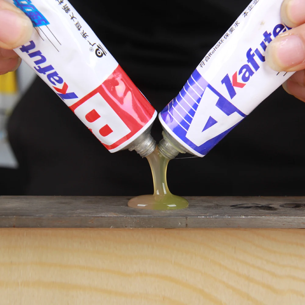 1 set AB Glue A+B Quick-drying Adhesive Strong Dry Curing for Metal Plastic Wood Glass High Strong Adhesive Liquid Glue 70G