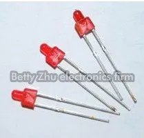 5000PCS/LOT LED light-emitting diode 2MM red shell hair red light