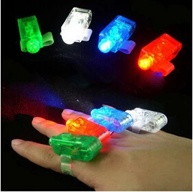 3500pcs/lot LED Finger Light Laser Finger Beams Ring Torch For Party,Wedding Celebration Mix Color OPP Packag