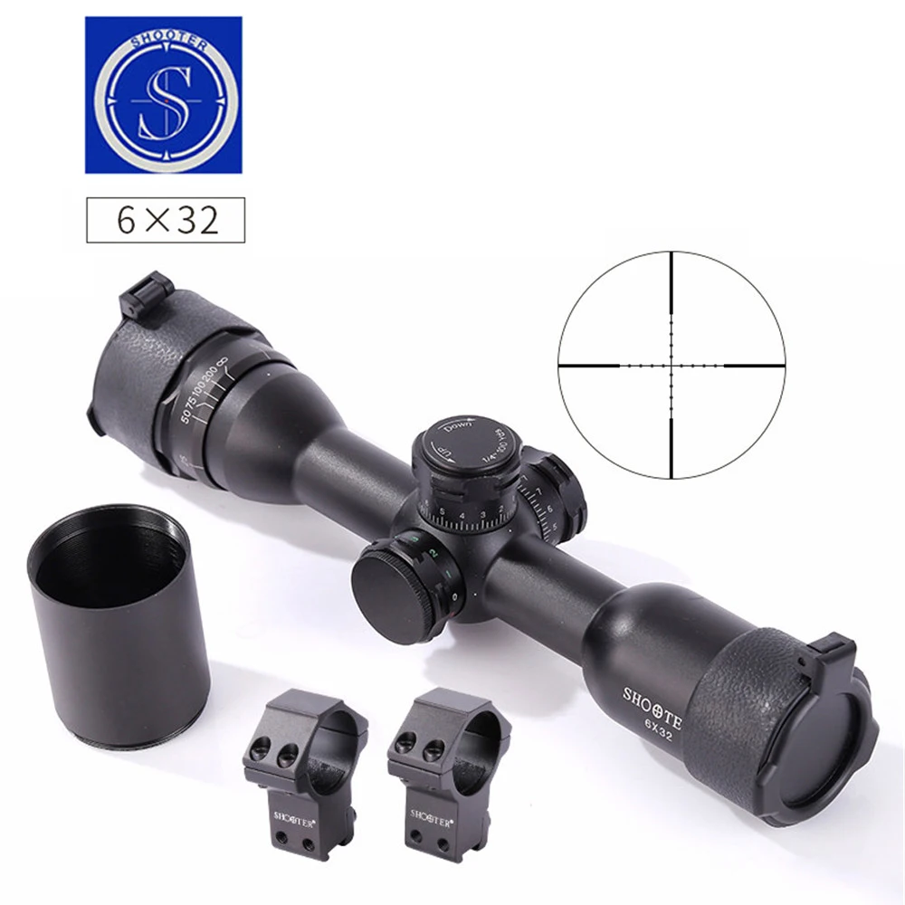 

SHOOTER 6X32AOL Optic Outdoor Sight Traveling Hunting Rifle Monocular telescope High quality gun accessories