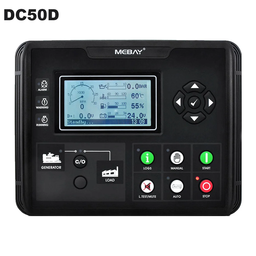 Mebay DC50D/DC52D MKII Electronic Generator Controller Module Control Panel for Diesel Engine or Generator