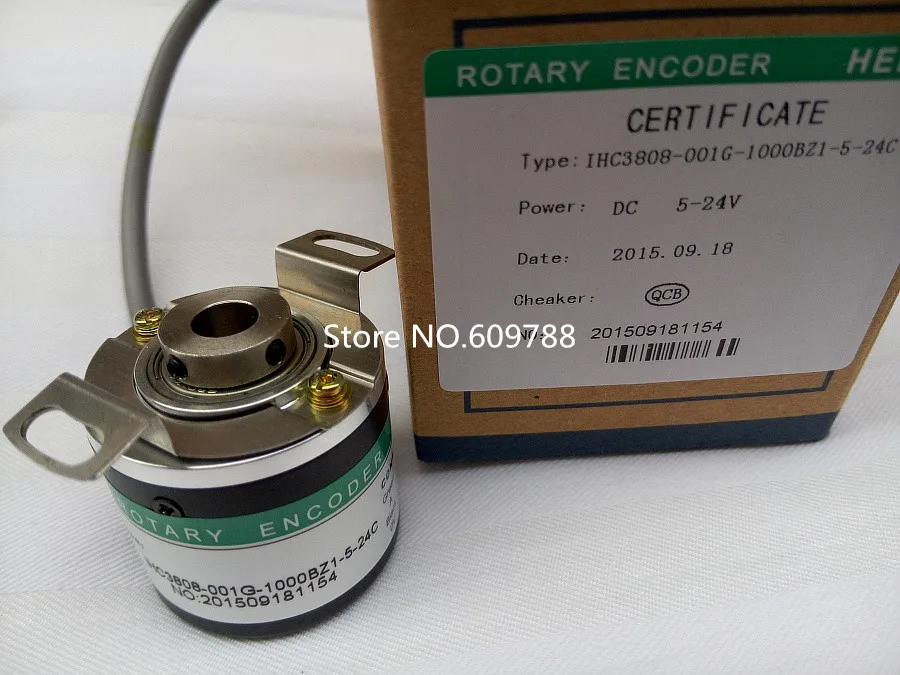 

incremental rotary encoder IHC3808-001G-256BZ1-5-24C 256P/R Outter Dia 38mm Hole 8mm NPN