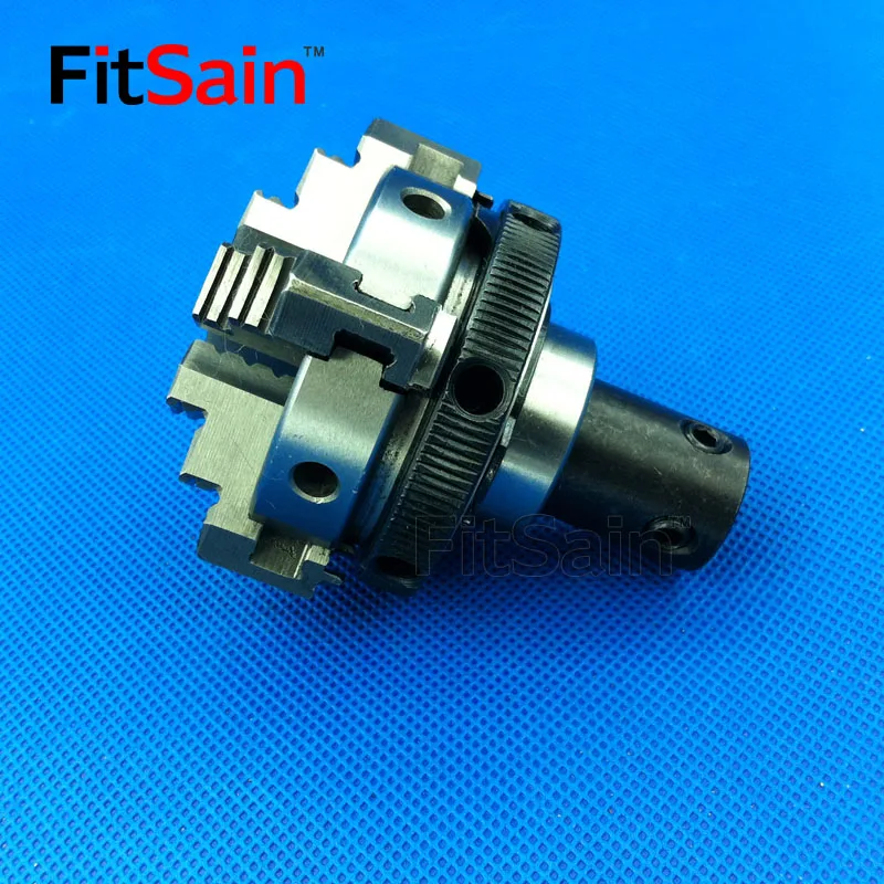 FitSain-K02-50 Four Jaw Chuck CNC Mini Self-Centering Manually Operated Chuck Bench Lathe Parts