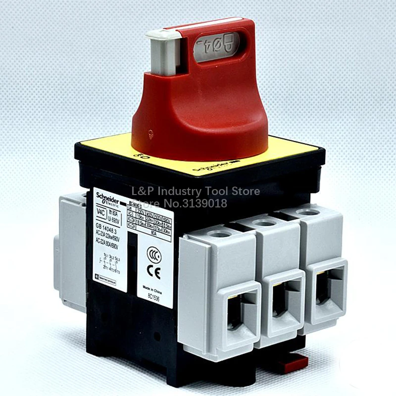 New Original Schneider 80A 3P VCF4C ( V4C + KCF2PZC )  Load Switch Body V4C And Panel KCF2PZC Switch-disconnector