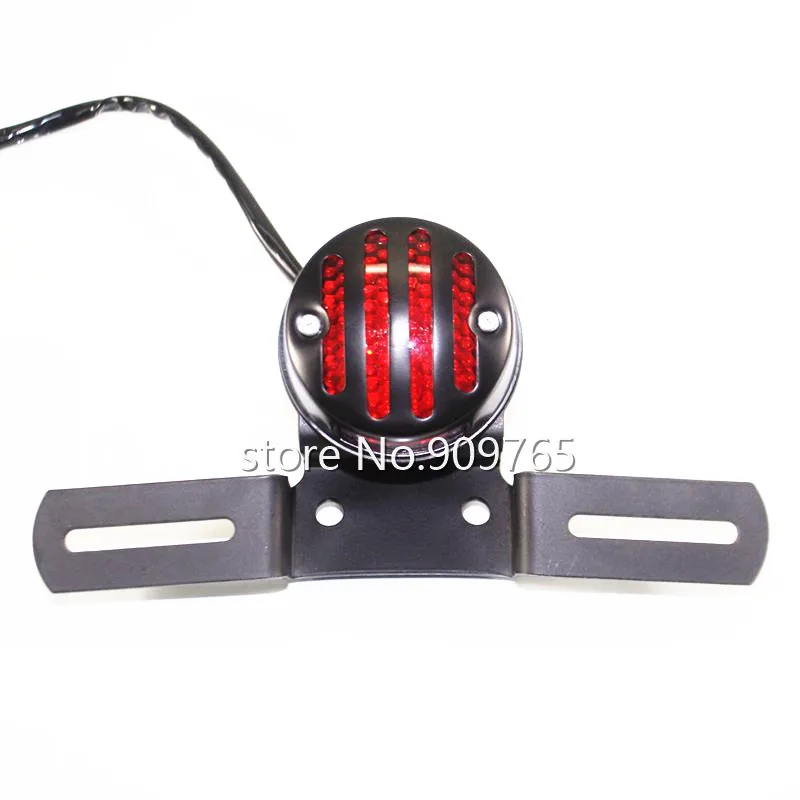 

LED Rear Brake Tail Light Lamp Motorcycle Cruiser Chopper Cafe Racer Old School Bobber Touring Scooter Offroad