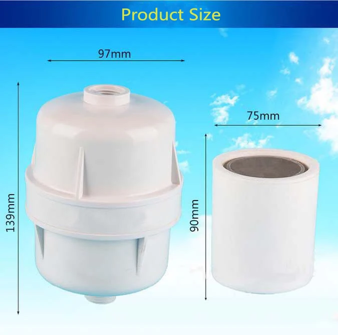 Bez użycia środków chemicznych filtr prysznicowy/prysznic głowy z rurką) SPA/wanną z hydromasażem filtr/oczyszczania wody z KDF i węgla w połączeniu do zaoferowania wody do pielęgnacji skóry