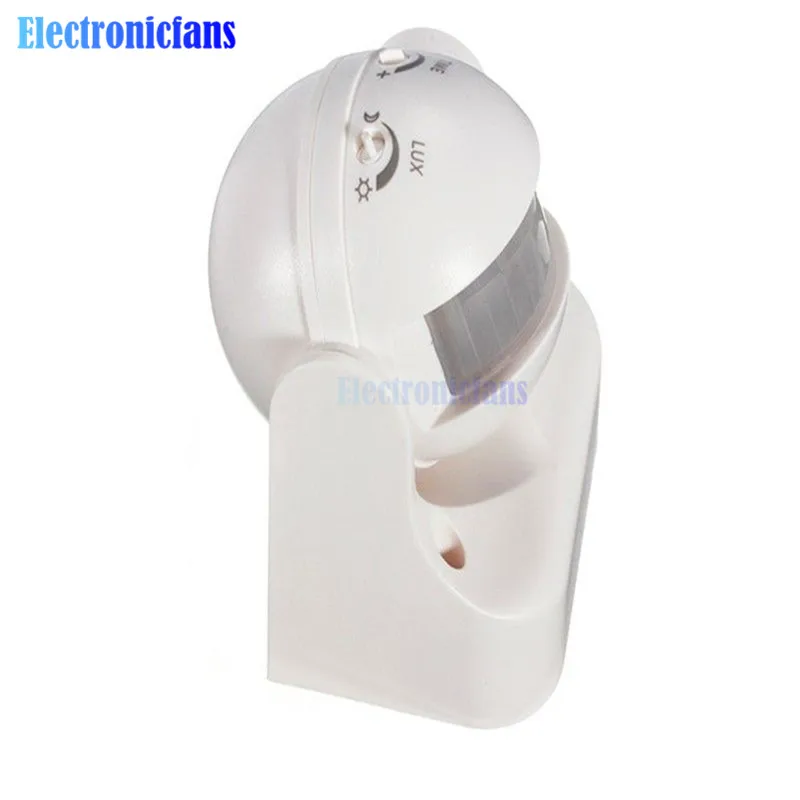 PIR Infrared Motion Sensor Detector Movement Switch Max 12m 50Hz 3-2000LUX 220-240V AC 50Hz 180 Degree Outdoor IP44 Security