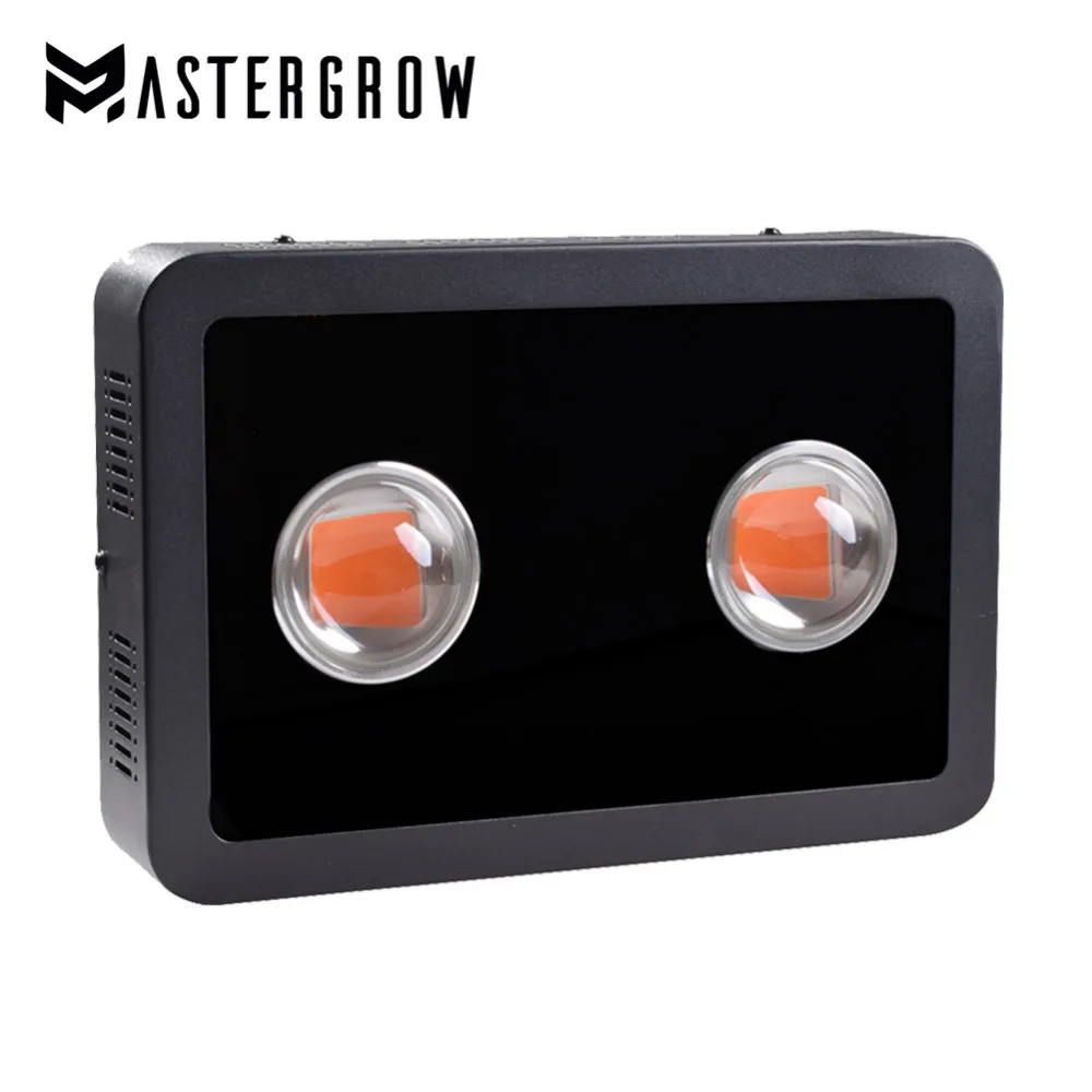 MasterGrow Black  X2 600W COB LED Grow Light Panel Full Spectrum 410-730nm For Indoor Plants Growing and Flowering