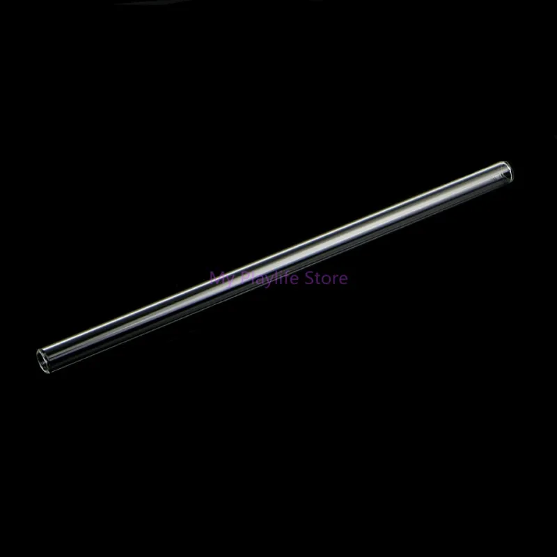 1Pc 6-12inch Reusable Wedding Birthday Party Supplies Clear Glass Drinking Straws Thick Straws Bar Accessories