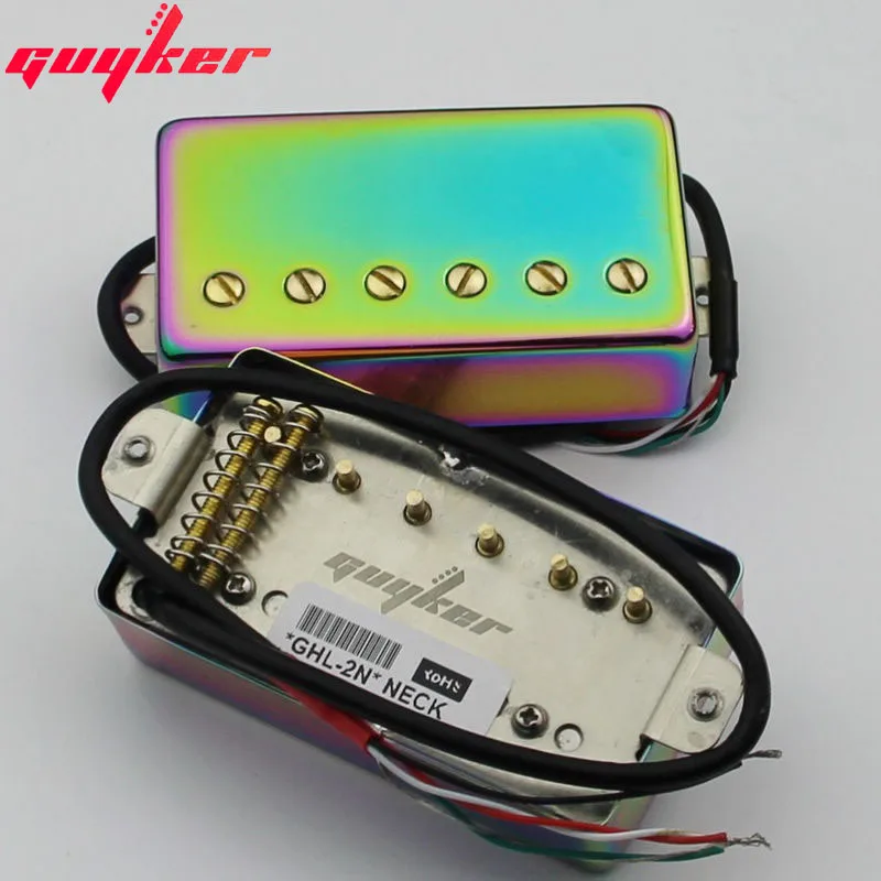 GUYKER Humbucker LP Guitar Pickup Chameleon Pickup Rainbow color