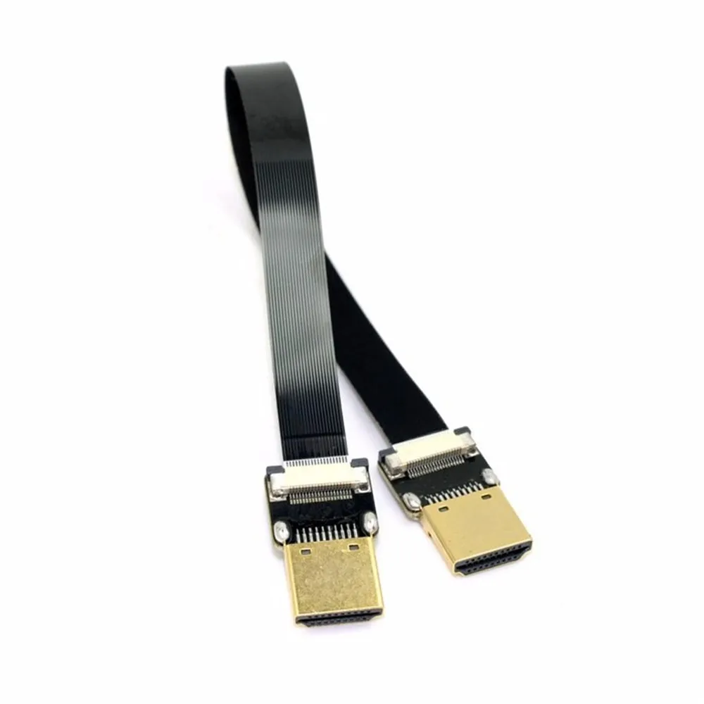 

0,1M-1M FPV HDMI-совместимый плоский кабель типа A «папа» и «папа» HDTV FPC для мультикоптера, аэрофотосъемки