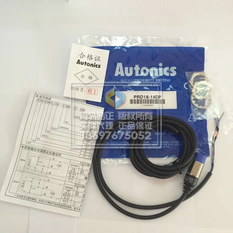 

Autonics PRD18-14DP long distance proximity switch PNP normally open Brand new authentic