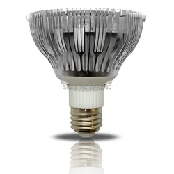 Foco de luz LED PAR30 superbrillante, 18W, E27, 85-265V, luz blanca Natural, lámpara de 30 bombillas para iluminación del hogar, envío gratis