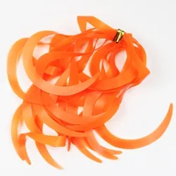 100pcs Multiple Color Silicone Lure Skirt Trailers Integrated Spinnerbait Buzzbait Rubber Jig Lures Material
