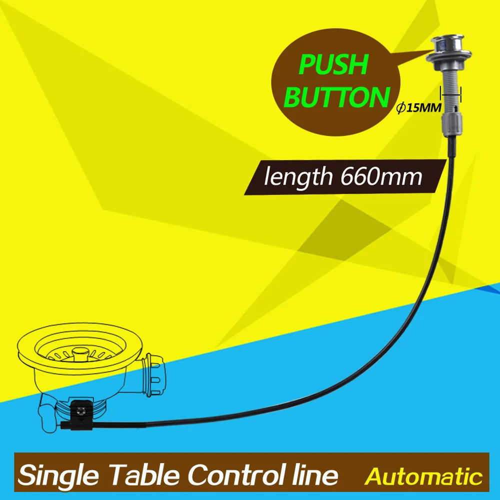 Talea Sink Strainer Table Control line wire length 66cm  Line of the Cable Controller QK002C001