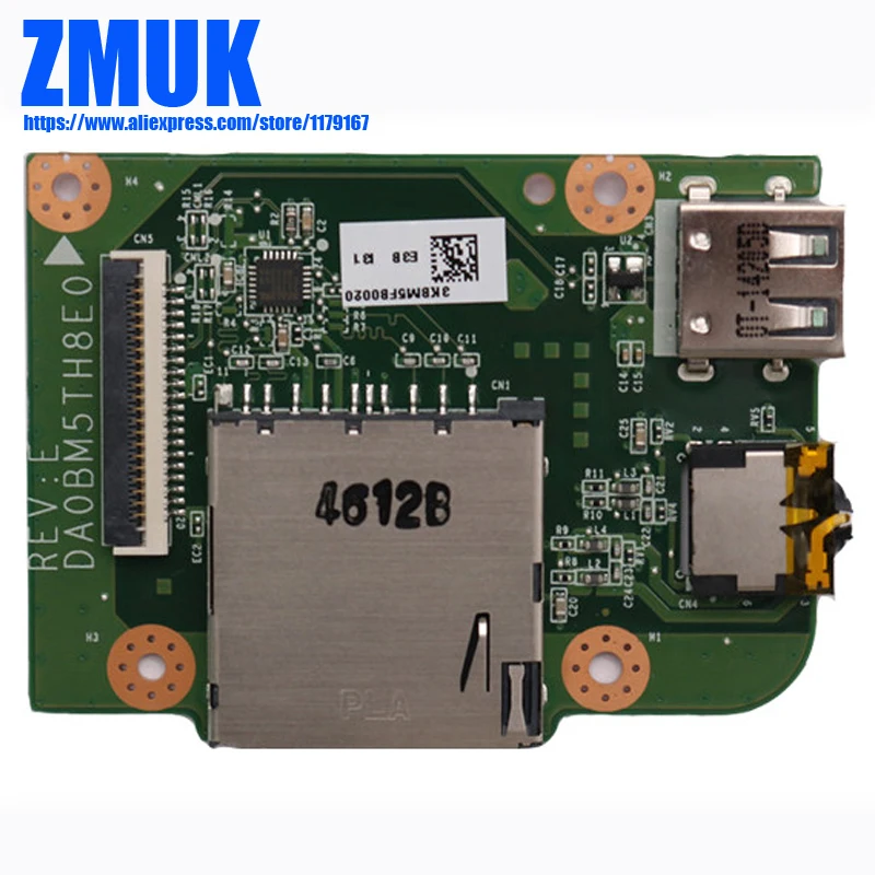 New Original Card Reader_USB_Audio Board w/ Cable For Lenovo M5400 B5400 Series,P/N 90004627 90004628 90200633 DA0BM5TH8E0