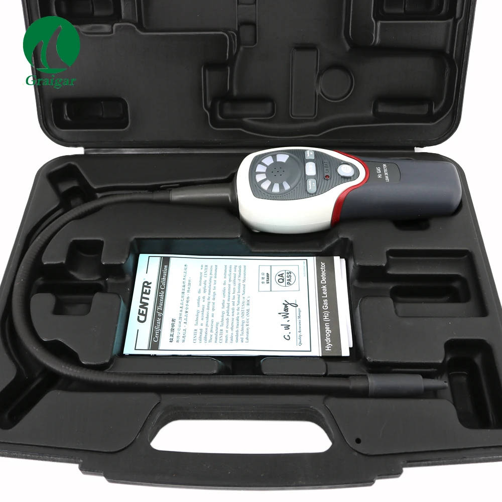 Nuevo CENTER-384 Detector de fugas de gas en pista Sensor de gas Detector de gas 5% de hidrógeno (H2) + 95% nitrógeno (N)