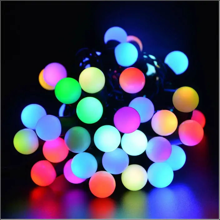 

High Bright 220V 5M LED ball Light Chains,LED twinkle light LED flashlight for Christmas holiday wedding party