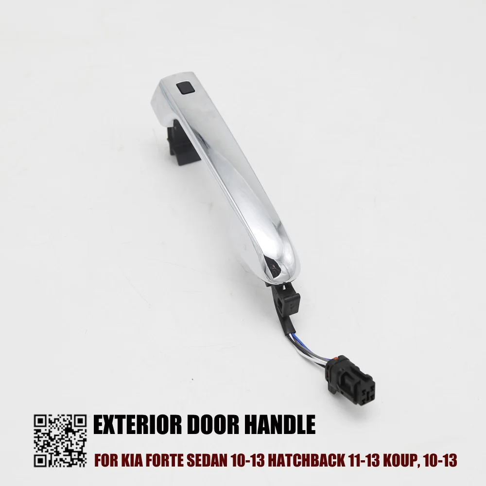 Exterior door handle for Kia Forte Sedan 10-13 Hatchback 11-13 Koup, 10-13 Chrome Handle:82651-1M210