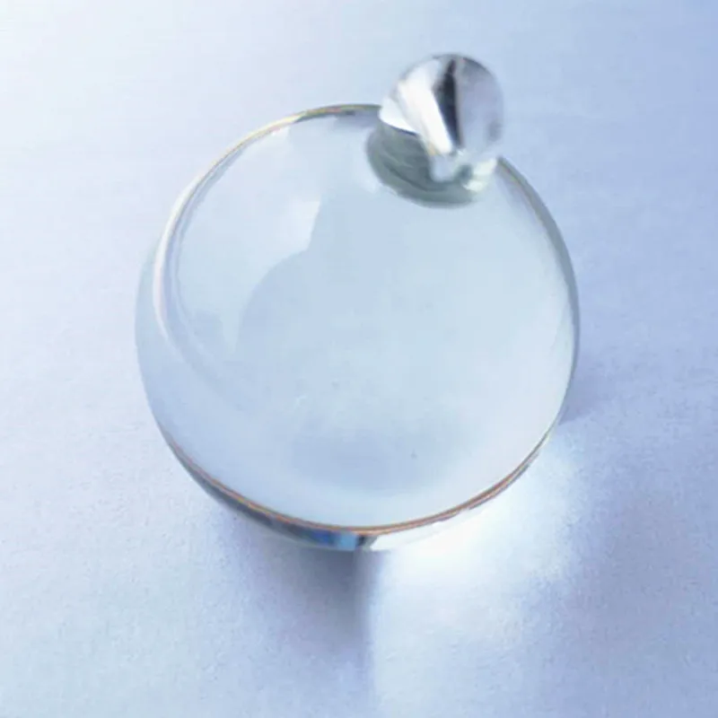 30mm Transparent Asian Quartz Crystal Sphere Smooth Good Luck Feng shui Ball With One Hole Hanging Home Wedding Party Decoration