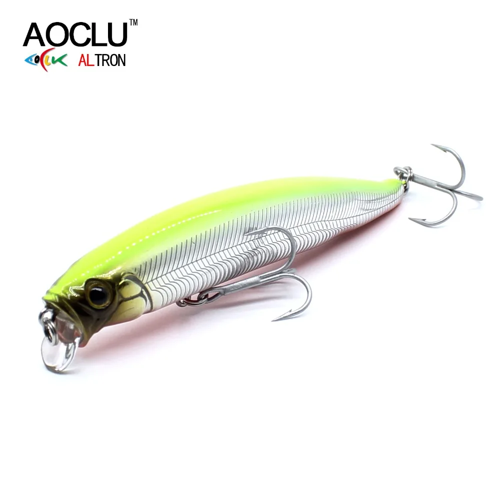 AOCLU Seabass Killer – Wobbler flotante minnow para lubina - imagen 4