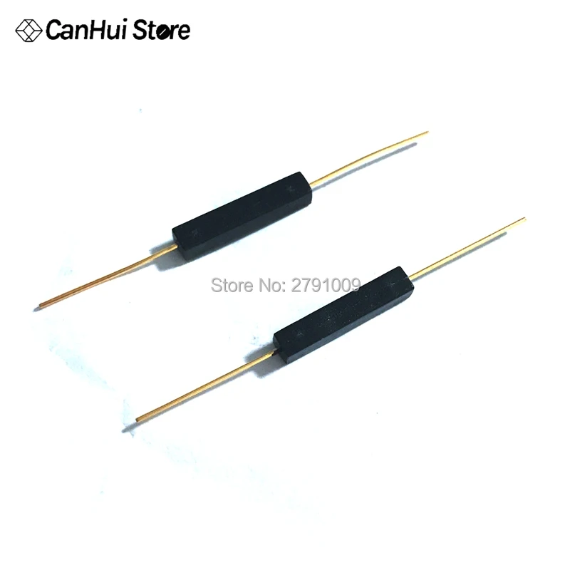 10 pcs Plastic Type 2*14mm Normally Open Reed Switch GPS-14A Magnetic Switch Anti Vibration Reed Switches GPS 14A 2.7x14mm