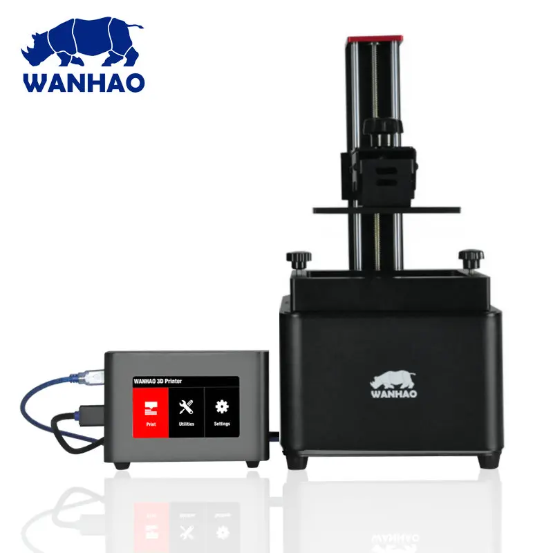 wanhao duplicator 7 UV Resin 3d printer SLA/DLP 3D Printer machine with control box touch screen LCD light-curing High Accuracy