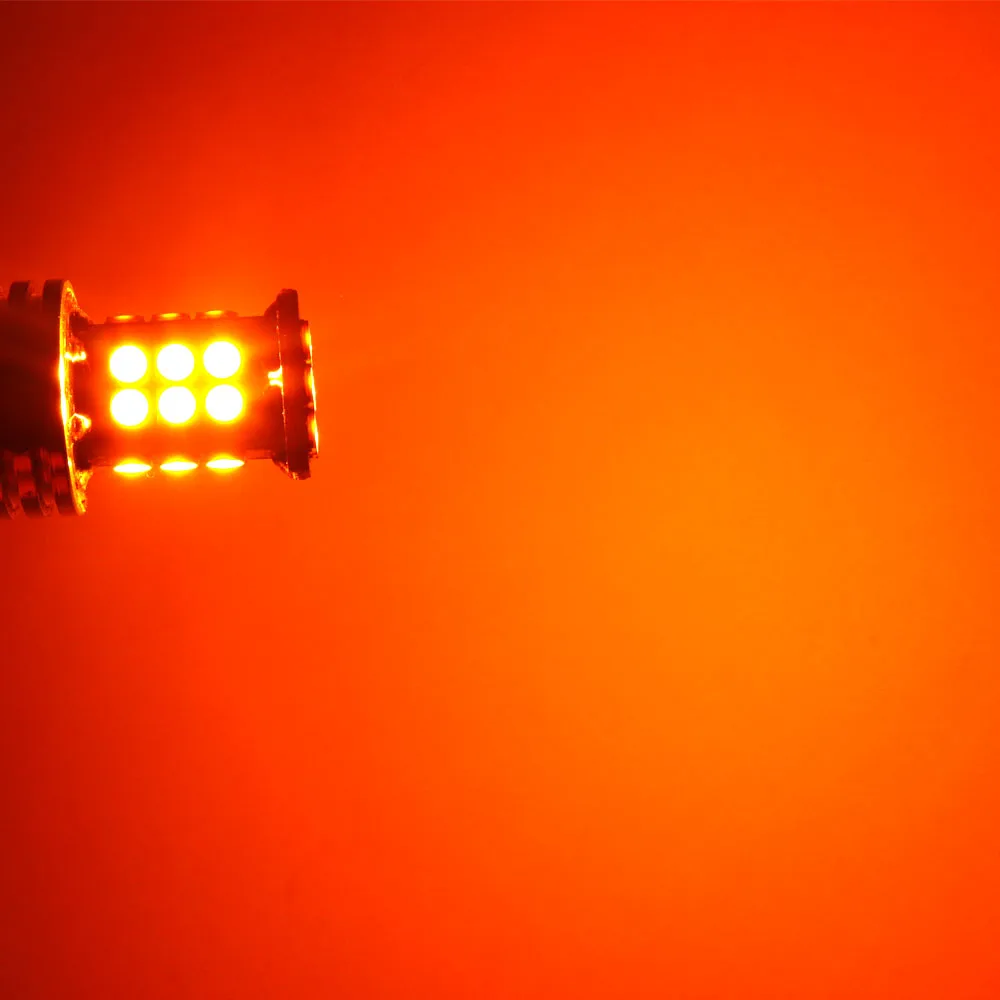 4pcsT20 W21 7440 24 smd 3030 Led نوعية جيدة W21/5W 7443 0.25A DRL بدوره إشارة عكس وقف ضوء مصباح لمبات سيارة مصباح ليد