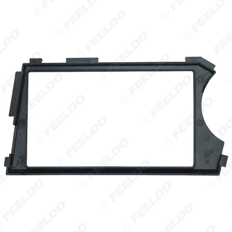 FEELDO Car Refitting 2DIN Radio Stereo DVD Frame Fascia Dash Panel Installation Kits For SSangyong Actyon Kyron (LHD) #HQ5239