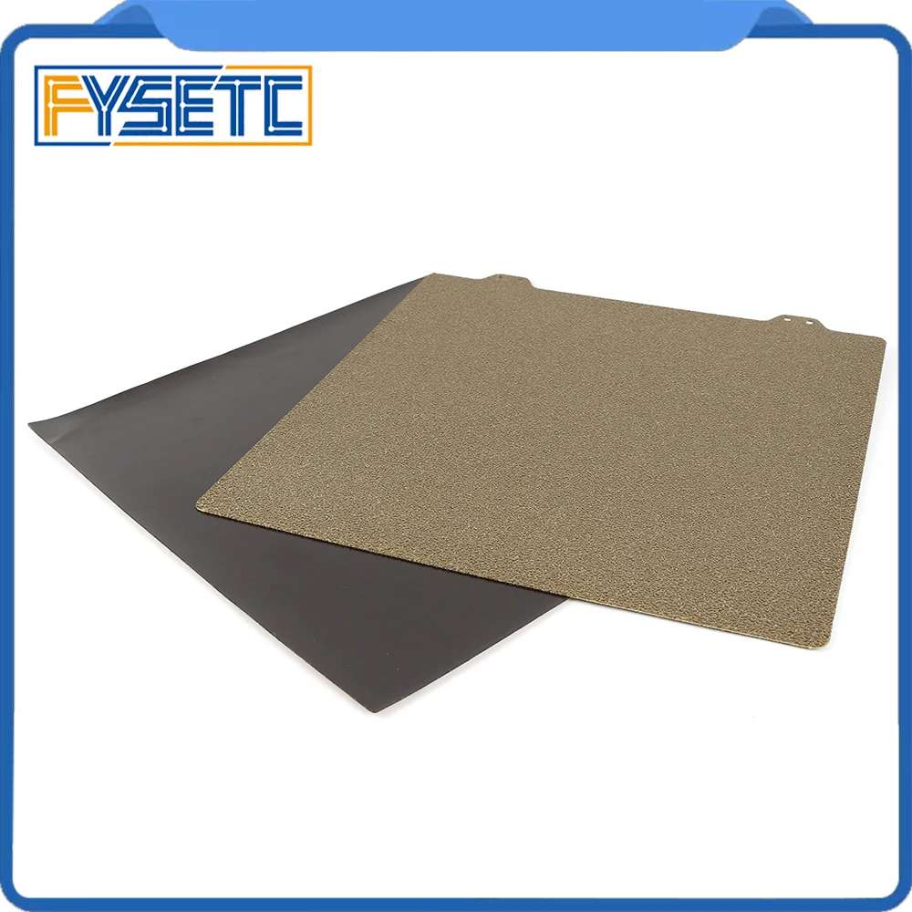 220x220mm Double Sided Textured Powder PEI Spring Steel Sheet + Magnetic B Plate Sheet For Anet A8 A6 Wanhao I3 Ender-5