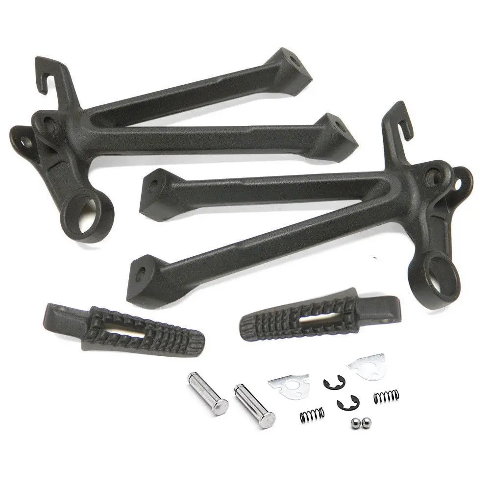 For 2007-2016 Suzuki GSX-R GSXR 1000 K7 K9 08 09 10 11 12 13 14 15 Motorcycle Rear Passager Foot Rest Pegs Pedals Bracket kit