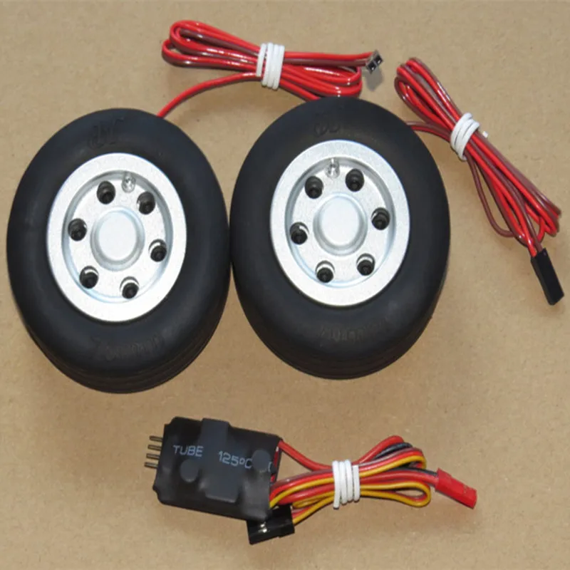 RC model 45mm 50mm 55mm 60mm 65mm 70mm 75mm 86mm 95mm JP brake wheel for fixed-wing aircraft landing gear