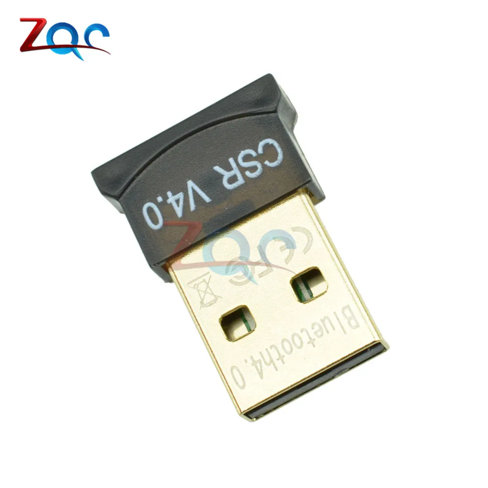 محول بلوتوث USB صغير V4.0 CSR ، وضع مزدوج ، دونجل لاسلكي 4.0 ، جهاز إرسال لأجهزة الكمبيوتر المحمولة التي تعمل بنظام التشغيل Windows 10 و 7 و 8 و Vista XP