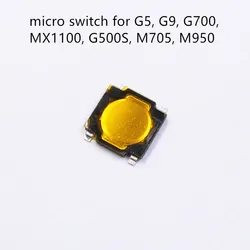 1pc Original Middle Key SMD Micro Switch For Logitech G700 G500 M950 M705 MX1100 G5 G9 Middle Button 4.8 * 4.8 * 0.8mm