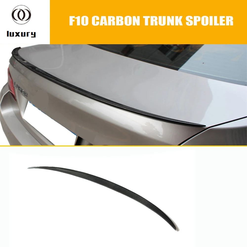 

M Style Carbon Fiber Rear Trunk Lip Wing Spoiler for BMW F10 520 528 535 550 & M5 Sedan 4door 2010-2017