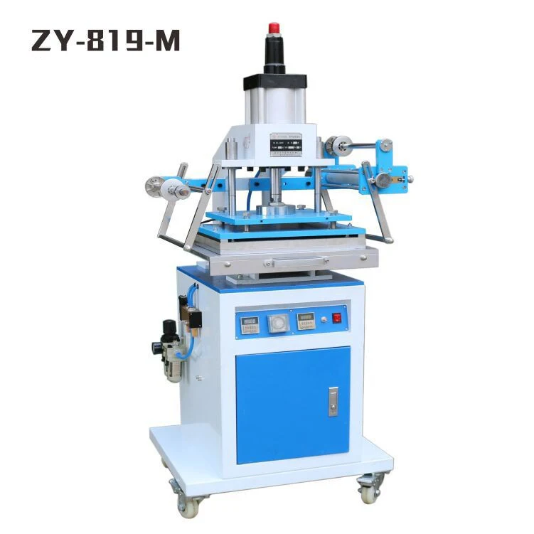 ZY-819M Pneumatic gold Hot Stamping Machine Large area 300*400MM Leather Embossing Machine Die indentation