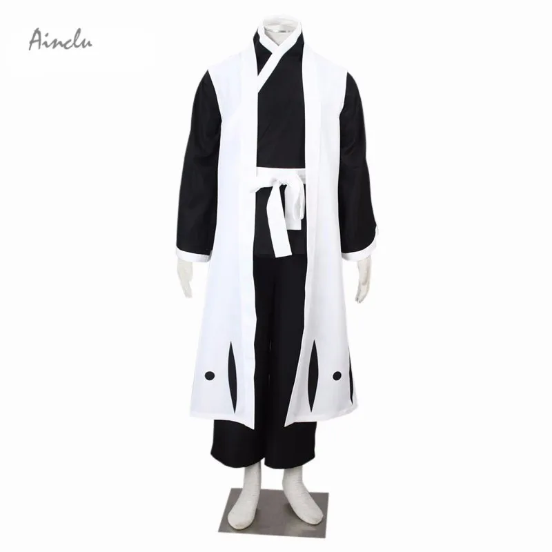 Ainclu New 10th Division Captain Vivid Hitsugaya Toushirou Cool Bleach Cosplay Costume Black Men Costume For Halloween Christmax