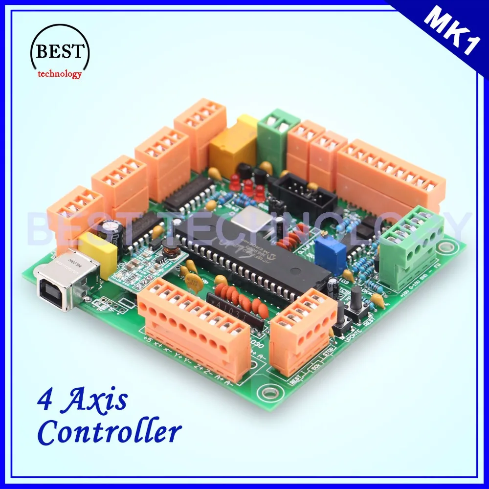 4 Axis USB CNC Controller CNC USB Interface Board USB CNC 2.1 MK1 MACH3 Upgrading Control Board 