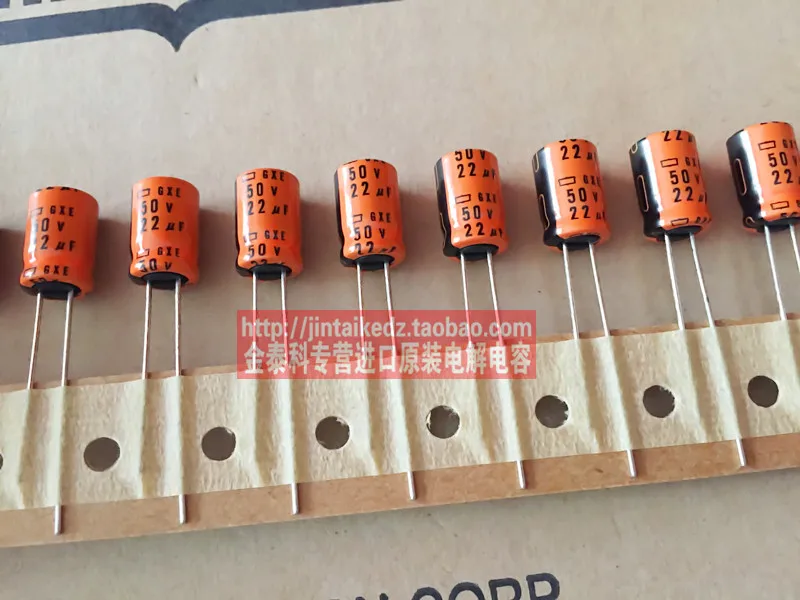 

2020 hot sale 30PCS/50PCS NIPPON GXE high temperature 50V22UF 8X11.5 import electrolytic capacitors 125 degrees free shipping