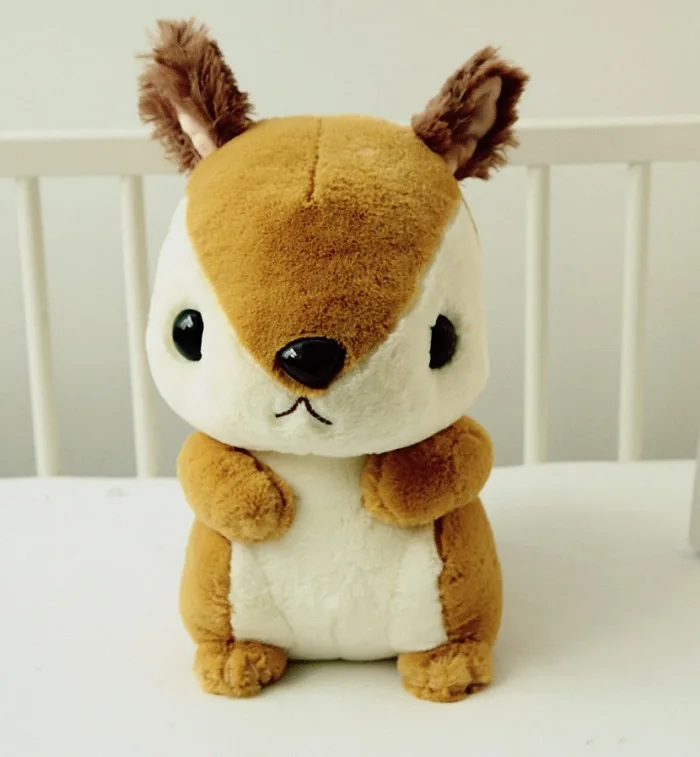 

big cute plush squirrel toy brown squirrel doll birthday gift about 45cm