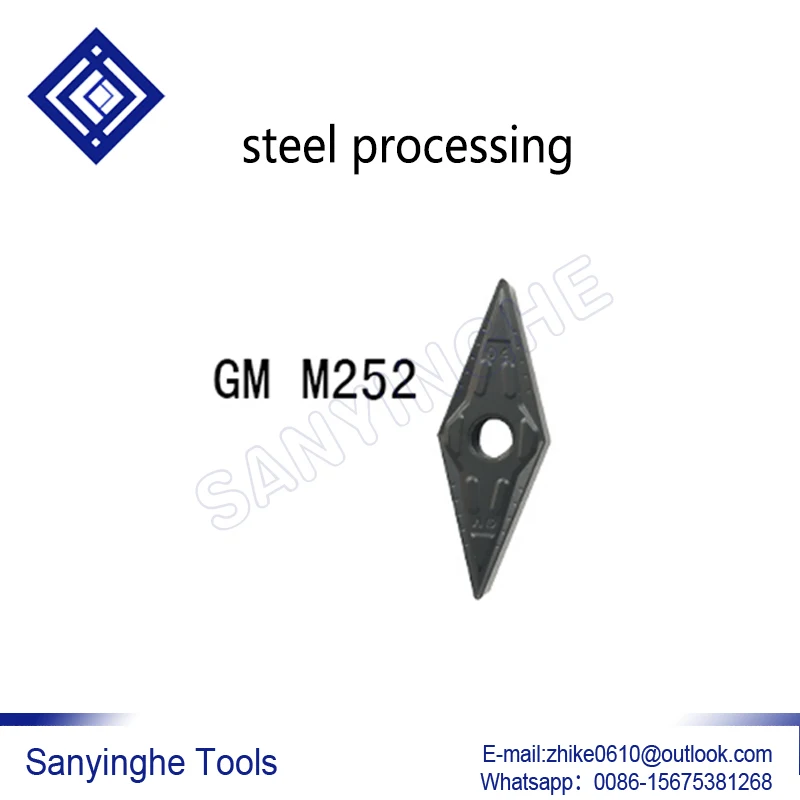 

VNMG160408-TM M252 VNMG160408-GM M252 VNMG160408-GM R201 VNMG160408-PZ M225 10pcs/lots cnc carbide turning inserts for steel