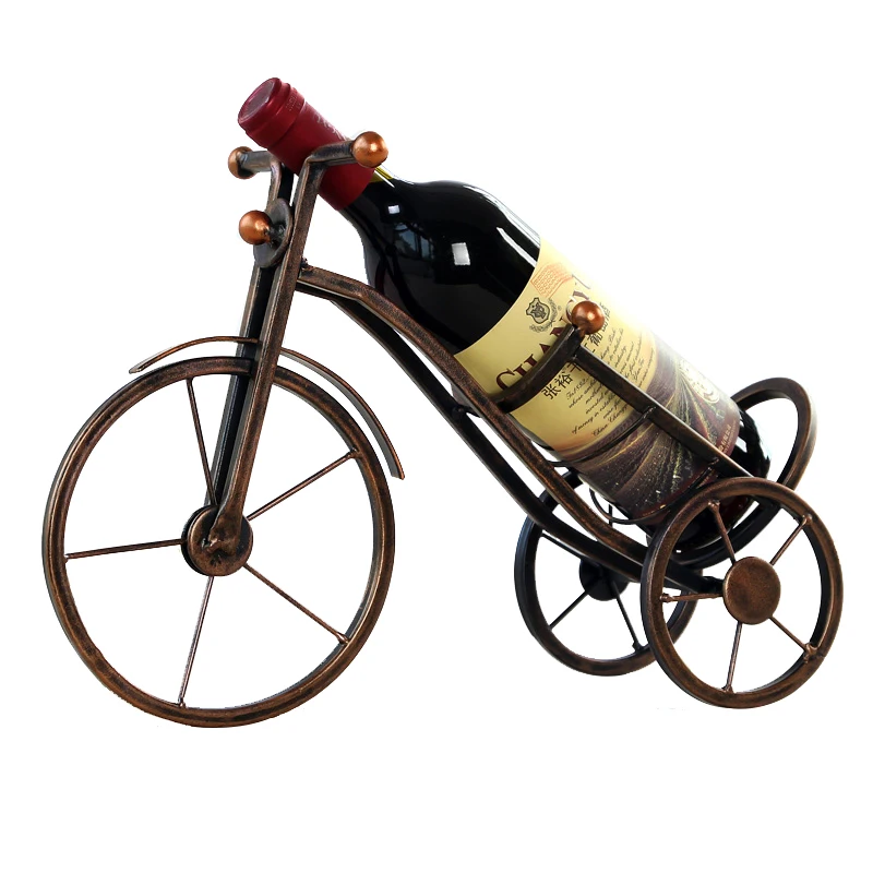 Multicolor Metal Tricycle Model Retro Manual Iron Art Bicycle Toy Wine Rack Creative Living Room Cabinet Decorations Gift Boy