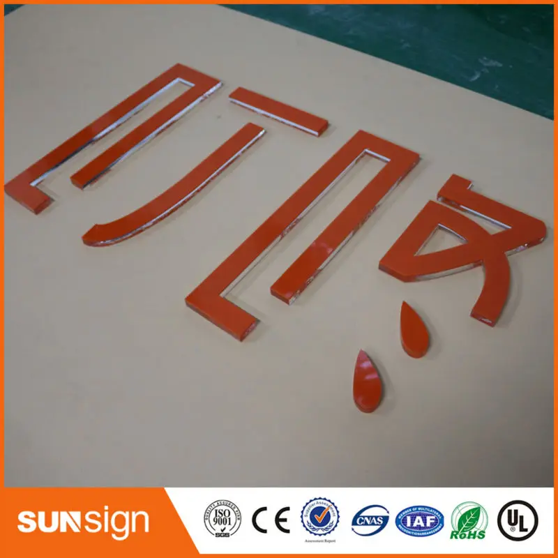 Sunsign kustom dekorasi acrylic indoor signage