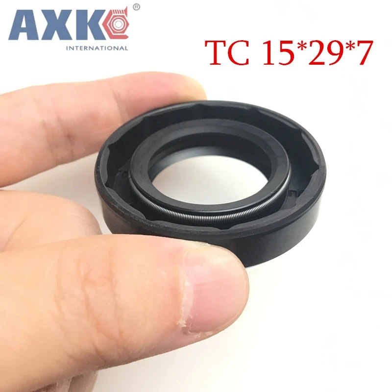 

20pcs/NBR Shaft Oil Seal TC-15*29*7 Rubber Covered Double Lip With Garter Spring/consumer product